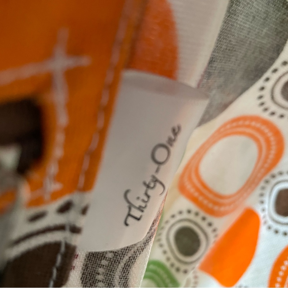 Thirty-One Multicolor Circle Pattern Tote - image 3